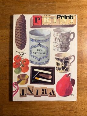 PRINT graphic design magazine jan/feb 1985, cover by Cipe Pineles